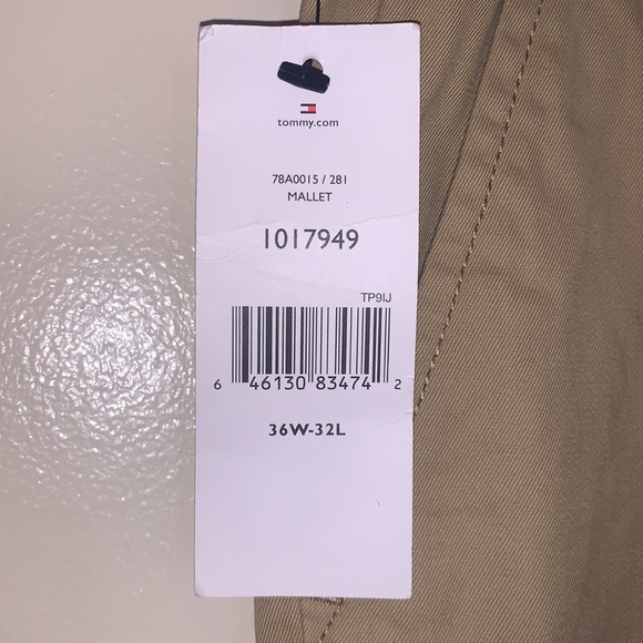 New Tommy Hilfiger Tailored Fit Chino Pant - Picture 9 of 16
